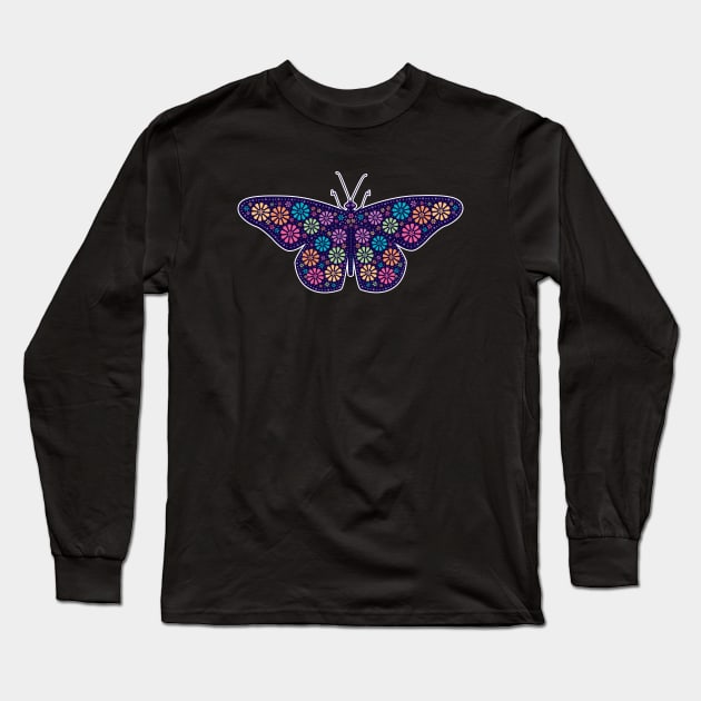 Butterfly Long Sleeve T-Shirt by lauran